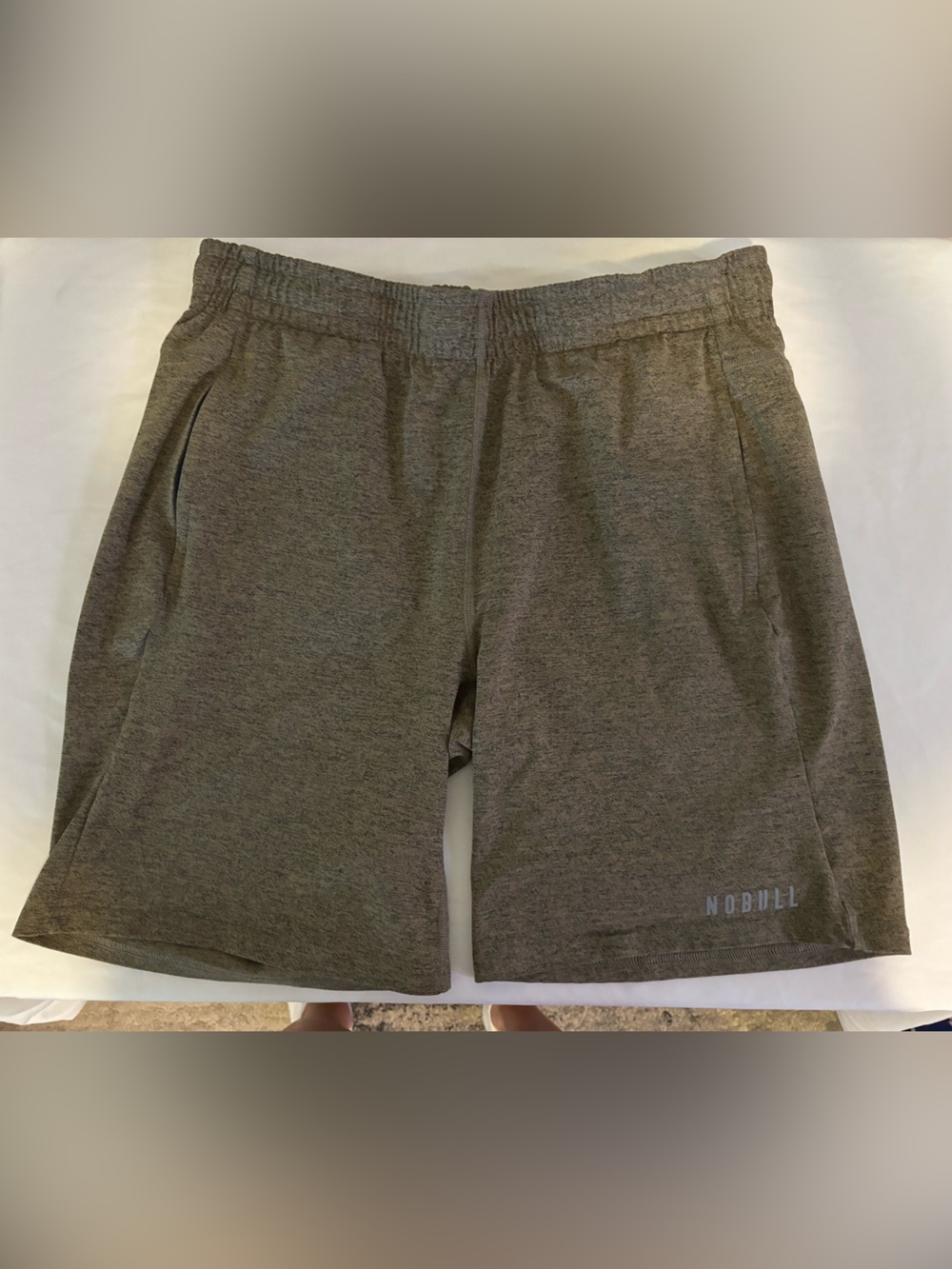 NOBULL Olive Green Heathered Performance Leggings
